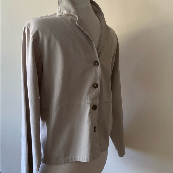 BTB Better Than Basic ACC Jacket Petite Med Khaki - Picture 12 of 15